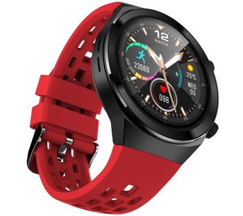 Smartwatch męski na czerwonym pasku Rubicon RNCE68 (4).jpg